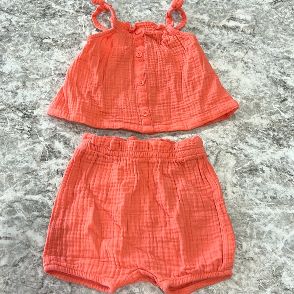 Salmon Color 2 Piece Set